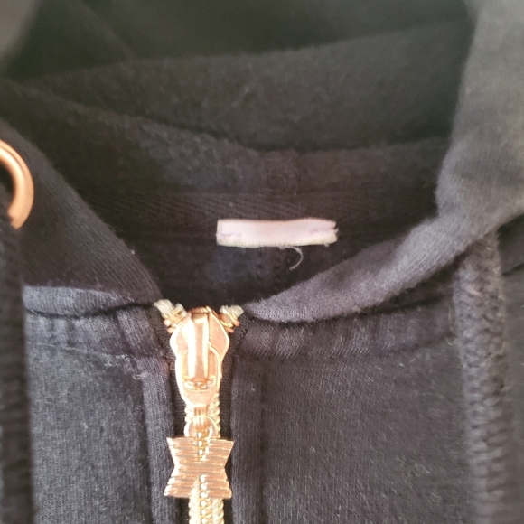 Savage X Fenty Rihanna Hooded Onsie Jumpsuit Fleece Loungewear Black - Picture 4 of 13